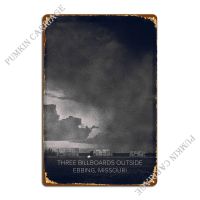 【HOT】☏❐ Three Billboards Metal Sign Wall Tin Poster