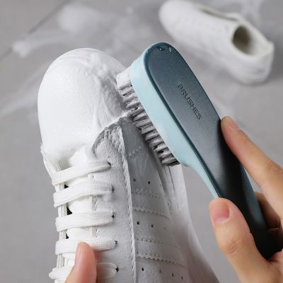 Sikat Sepatu Ramah Lingkungan ABS Kemampuan Dekontaminasi Kuat Sikat Pembersih Pakaian untuk Rumah Sepatu Putih Pembersih Sepatu Bot