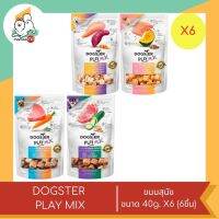 Dogster PlayMIX  ขนมสุนัข ขนาด 40g. X 6 ซอง