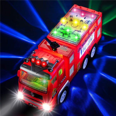 Vinv Bercahaya Kebakaran Lori untuk Kanak-Kanak Mainan Trak Api dengan Cahaya Bunyi Mainan Lori Api untuk Kanak-Kanak Hadiah