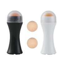 【YF】☋✌△  Volcanic Stone Face Absorbing Absorber Washable Massage Stick Makeup Tools