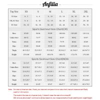 Anfilia Womens One Piece Sports Swimwear Athlete Sport Swimsuit Printed Bikini Race Back Beach Wear Bathing Suit