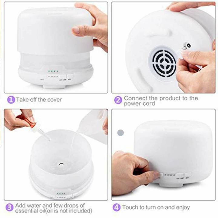 aroma-diffuser-humidifiers-เครื่องพ่นไอน้ำ-เครื่องพ่นควัน-เครื่องฟอกอากาศ-เหมาะสำหรับเป็นของขวัญและใช้งานในบ้าน