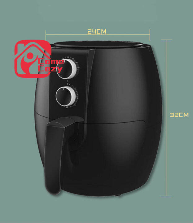 หม้อทอด-หม้อทอดไร้น้ำมัน-air-fryer-ความจุ-4-5l-ลิตร-รุ่น-zg303