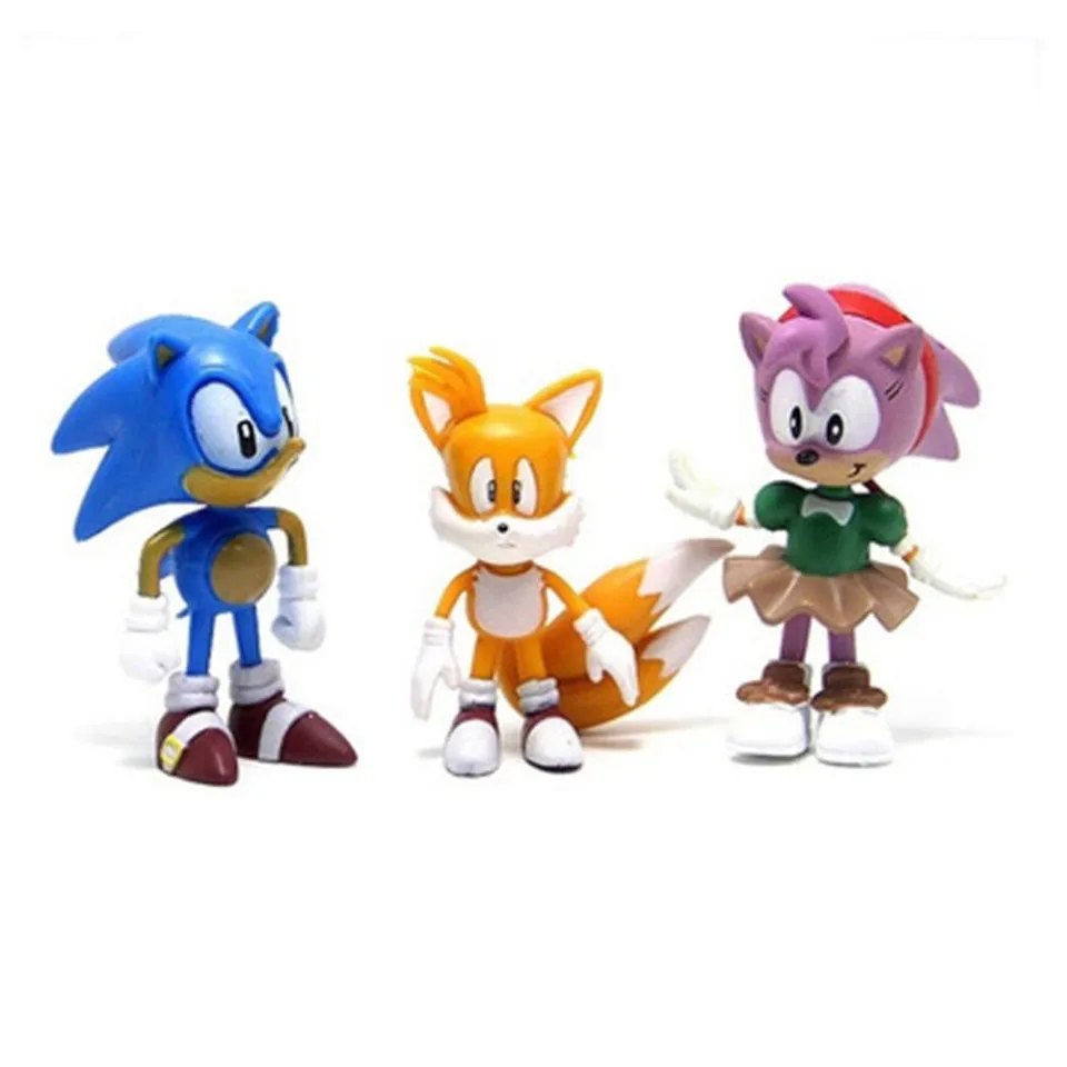 Super Sound Sonic Movie Game Bonecas para Crianças, PVC Figura Modelo Toy,  Shadow Hedgehog, Presente de