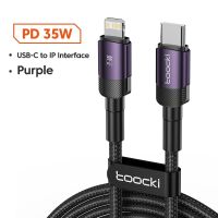 Toocki 27W Pd Usb C สายสำหรับแอปเปิล Iphone C ชาร์จเร็ว Pro 13ประเภทสายเคเบิล Ipad 12 14 Iphone Max Mini สำหรับ11