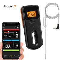 Smart Remote Digital Bluetooth BBQ Grill Cooking Food Wireless Meat Thermometer For Barbecue Oven Kitchen With Long Probe