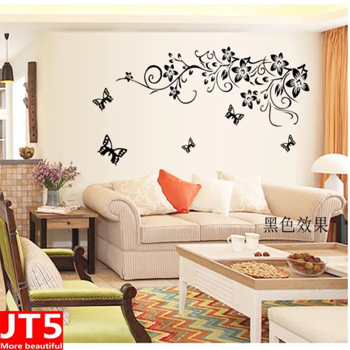 DIY Restaurant wall decoration room bedroom wallpaper sticker Home Décor Wall  Stickers Decals | Lazada PH