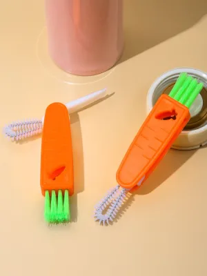 Thermos cup gap cleaning brush carrot cup brush cup lid cleaning brush groove cleaning brush bottle brush pacifier brush 【JYUE】
