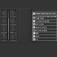 เอ็มที-M039ไดรเวอร์สกรูที่แม่นยำท็อกบิทชุดไขควงแม่เหล็กสองด้าน31ใน1 DIY ฉนวนมัลติทูลส์ชุดอุปกรณ์ทำมือซ่อมแซมโทรศัพท์
