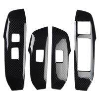 4PCS Car Window Switch Panel Adjust Cover Trim Stickers Window Button Decoration for NX 300H 200T LHD