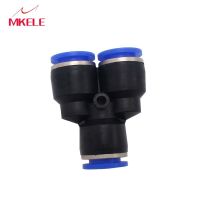 ข้อต่อ Py4/6/8/10/12มม. 3 Way Port Y Shape Connectors Od ท่อท่อ Push In แก๊สท่อพลาสติก Connectors Quick Fittings