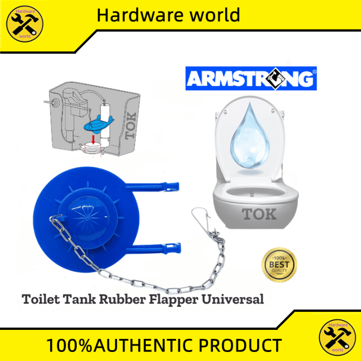 ARMSTRONG Standard Toilet Tank Rubber Flapper Drain Flush Set Lazada PH