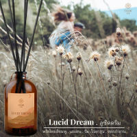 Reed Diffuser (100 ml) กลิ่น Lucid Dream สงบ อบอุ่น โรแมนติค | อวล | ก้านไม้หอม ก้านไม้หอมปรับอากาศ