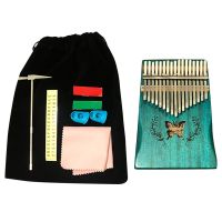 17 Keys Kalimba Pattern Thumb Piano Mahogany Body Musical Instrument 17 Keys Kalimba Childrens and GirlsStyles