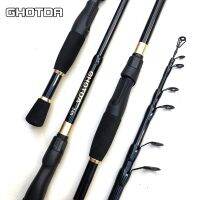 GHOTDA Telescopic Fishing Rod 1.6/1.8/2.1/2.4 M Carbon Spinning weight 10-30 G