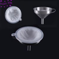 stainless steel funnel and fruit milk traditional Chinese medicine oil white wine boiled water 200 300 400 450 mesh nylon filter