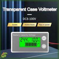 NYJKIU DC8-100V ตัวแสดงความจุแบตเตอรี่ ลิเธียม LiFePO4เซลล์ตะกั่วกรด จอ LCD แสดงผล เครื่องวัดแรงดันไฟฟ้า ของใหม่ มืออาชีพอย่างมืออาชีพ มิเตอร์ไฟฟ้ามิเตอร์