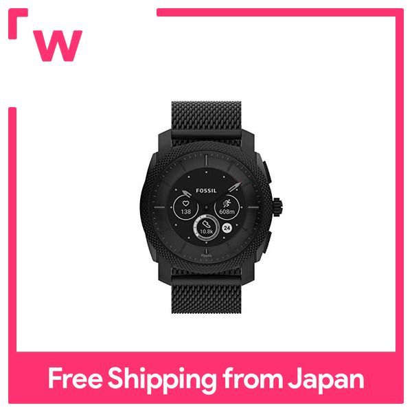 Fossil FTW7062 MACHINE Generation 6 Hybrid Smartwatch Men's Black