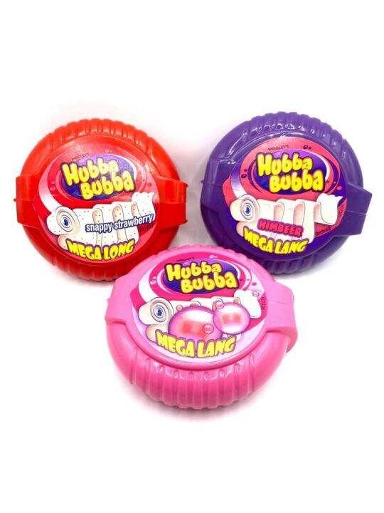 Wrigley's Hubba Bubba Mega Long Bubble Gum Tape 56g | Lazada