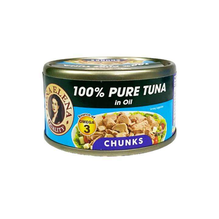 Doña Elena 100% Pure Tuna Chunks in Oil (185g) | Lazada PH