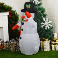 คริสต์มาส Lighted ตุ๊กตาหิมะพอง LED ลานอากาศตกแต่งลานสวนคริสต์มาสอุปกรณ์ประกอบฉากพองไฟ LED ของเล่นสำหรับเด็ก