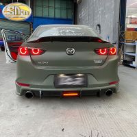 ไฟท้ายไฟท้าย LED สำหรับรถยนต์ Mazda 3 2019-2021ไฟวิ่งด้านหลังแบบซีดาน + เบรค + ถอยหลัง + ไฟเลี้ยวแบบไดนามิก