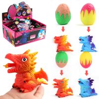Creative Simulation Flip Turn Dinosaur Egg Pinch Music Decompression toy Children Creative Vent Kneading Decompression