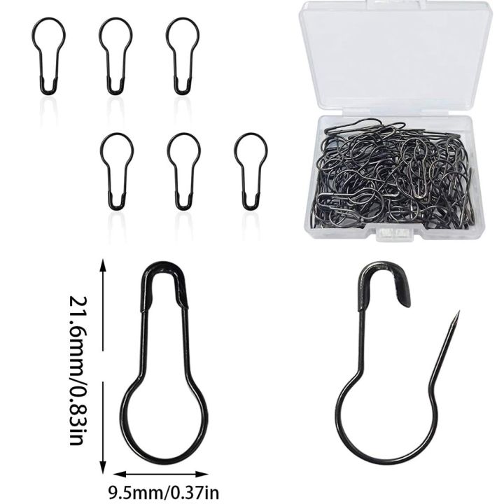 100pcs-small-metal-gourd-pins-bulb-safety-for-quilting-sewing-crafting-calabash-knitting-accessories