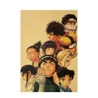 【B004】Naruto Y Retro Kraft Paper Poster Bar Cafe Decoration