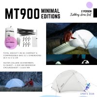 FORCLAZ เต็นท์ทรงโดม สำหรับ 2 คนรุ่น MT900 แบบมินิมอล ( Trekking dome tent - 2-person - MT900 Minimal Editions ) CAMPING TENTS เต็นท์ แคมป์ปิ้ง ตั้งแคมป์ เต็นท์ตั้งแคมป์