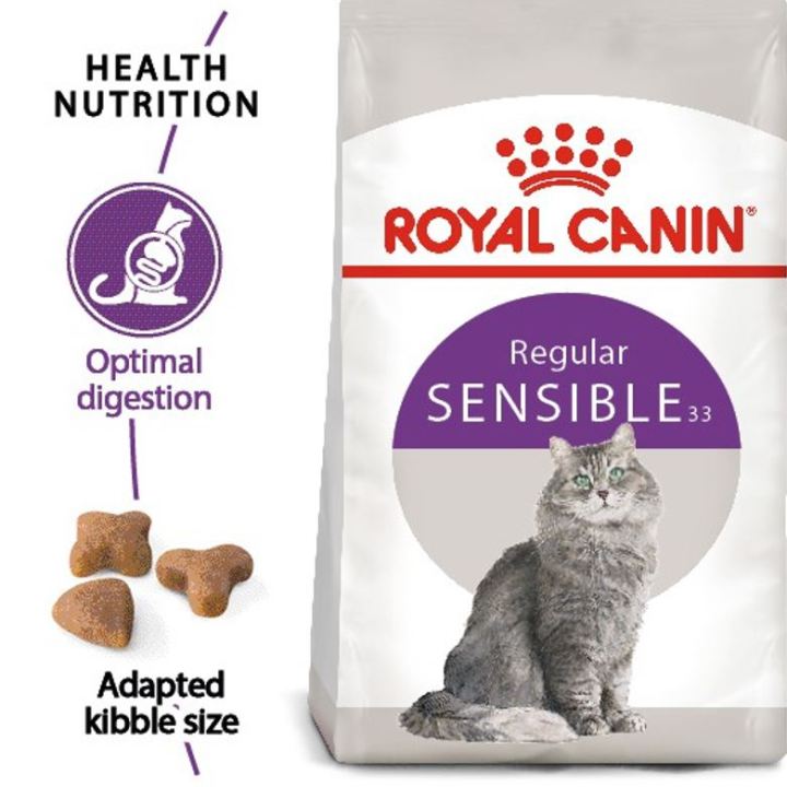 หมดกังวน-จัดส่งฟรี-royal-canin-sensible-อาหารแมวโต-มีปัญหาเรื่องการย่อยอาหาร-อายุ-1-ปีขึ้นไป-ขนาด-4-กิโลกรัม-เก็บเงินปลายทาง