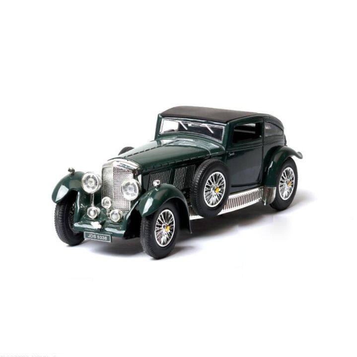 Classic Vintage Car Hot Scale 1:32 Wheels 1930 Bentleying 8l Metal 