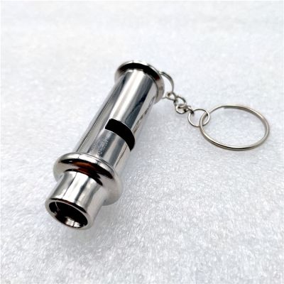 Police Whistle Steel Military Whistles With Lanyard Rope Outdoor Sport Training Tools Lifesaving Equipment Survival kits