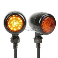 2x Motorcycle LED Bullet Indicator Turn Signals Light For Kawasaki Ninja Vulcan VN 500 700 800 900 1500 1600 1700 2000 Custom