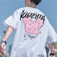 ? 9.9 SALE ? ® เสื้อยืดเด็ก Oversize รุ่น Kidzila Fun สีขาว แนวสตรีท Boy&amp;Girl เด็กผู้ชาย ผู้หญิง M L XL Kols