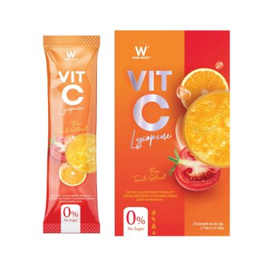 Wink White Vit- C Lycopene วิ้งค์ไวท์ วิตซีไลโคปินแบบชง 1 กล่อง บรรจุ 7 ซอง