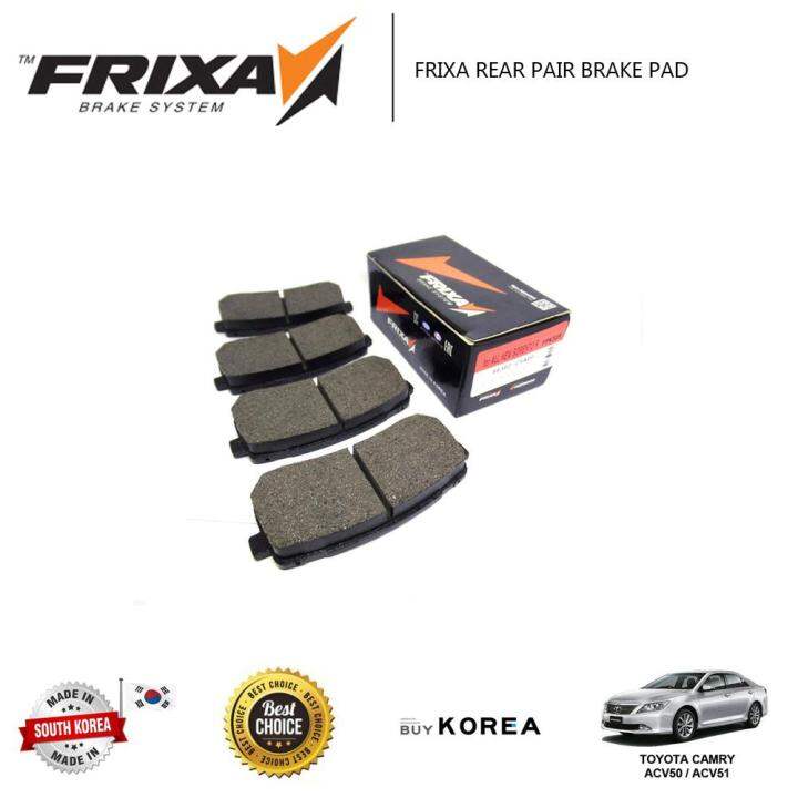 Toyota Camry ACV50 / ACV51 Rear Frixa Brake Pad Lazada