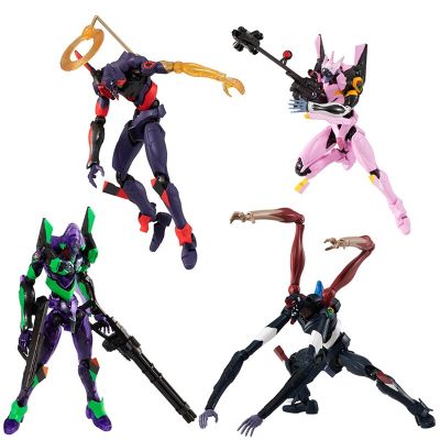 Bandai Gashapon EVA FRAME 04 Action Figure EVA-01 Test Plastic Model Toy Frame Set EVA-02 Production Model