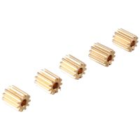 5Pcs Brass 11T Pinion Gear Motor Gear for Traxxas TRX4M 1/18 RC Crawler Car Upgrade Parts