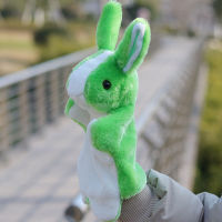 Cute Animal Hand Puppet Rabbit Gloves for Performance Doll Baby Comfort Doll Childrens Story ling Plush Toy