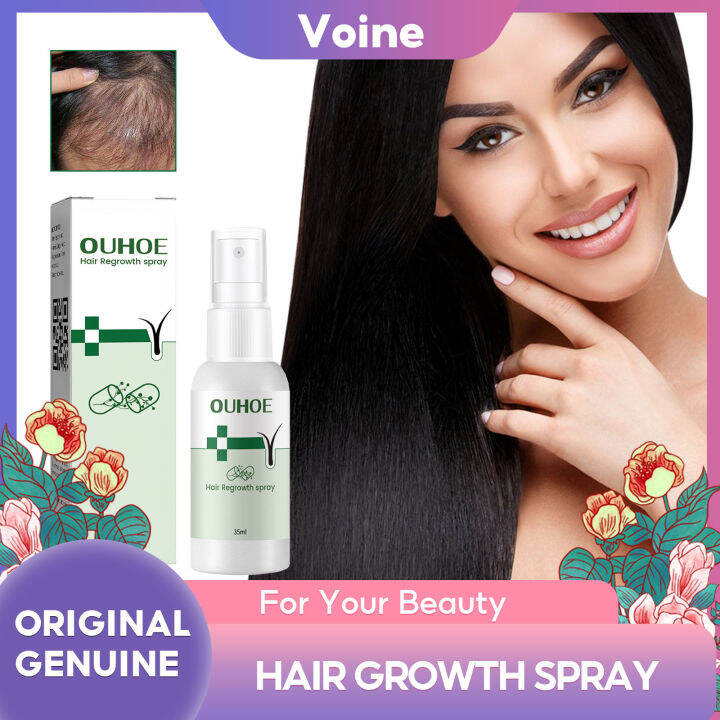 Ouhoe Hair Growth Spray Repairs Hair Follicle Damage Dry And Hairy Hair ...