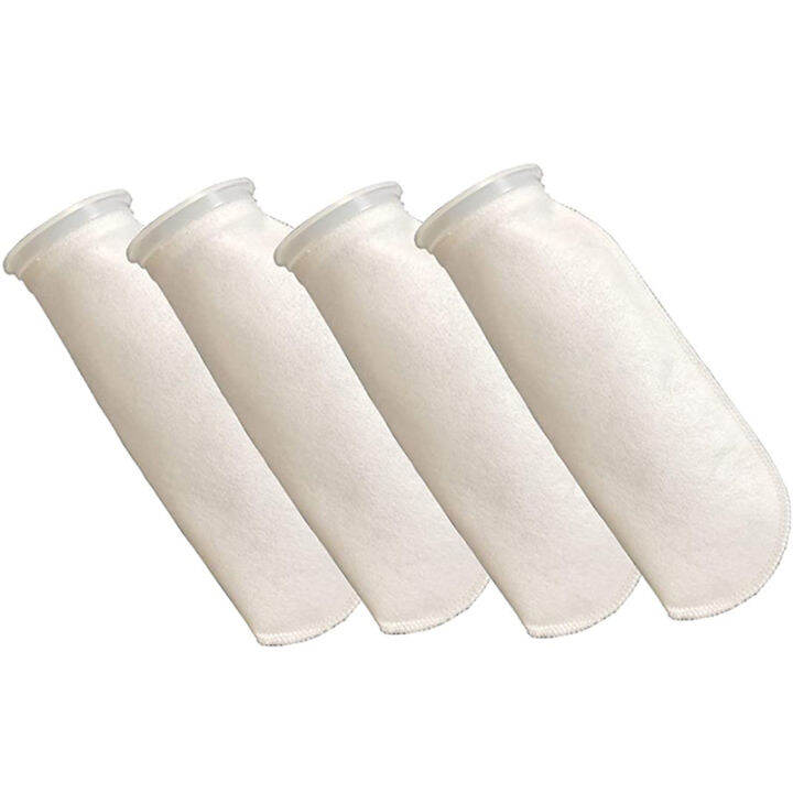 4-packs-of-filter-socks-200-micrometres-for-fish-tank-saline-aquarium-pond-for-sump-overflow