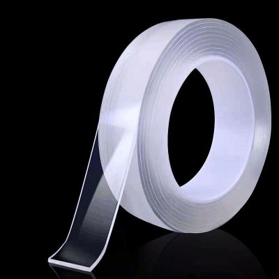 1M/3M/5M Nano Tape Double Sided Tape Transparent NoTrace Reusable Waterproof Adhesive Tape Cleanable Home gekkotape Adhesives Tape