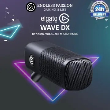Elgato Wave DX - Dynamic XLR Microphone, Cardioid Pattern, Noise Rejection