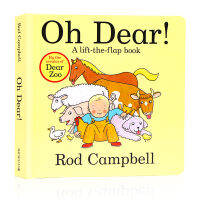 Oh dear cardboard flipping book original English Picture Book Dear zoo zoo and author rod Campbell childrens English Enlightenment cognition picture book parent-child interaction three-dimensional flipping toy book