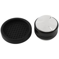 51mm Coffee Distributor &amp; Tamper,51mm for Delonghi Dedica Portafilter with Silicone Tamper Mat,Adjustable Depth