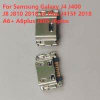 10-50ชิ้นตัวต่อที่ชาร์ท Usb สำหรับ Samsung Galaxy J4 J400 J8 J810 J4บวก J415F 2018 A6 + A6plus J805 J6plus ตัวต่อที่ชาร์ทพอร์ตแท่นชาร์จ