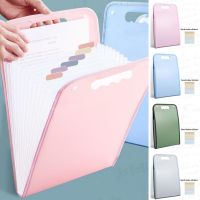 【hot】 File Folder Multi-pages 12 Pockets Multifunctional Examination Paper Document Accordion Organizer School Supplies