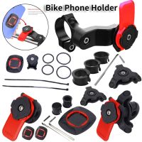 Motorcycle Bike Phone Holder Set Stand Bicycle Quad Lock Phone Holder Car Mobile Support Shock-resistant Handlebar Mount Bracket